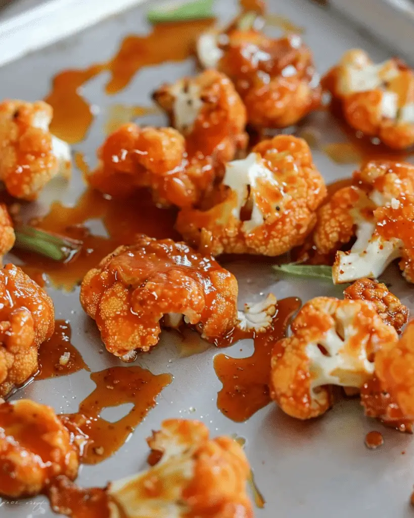 Baked Buffalo Cauliflower Wings