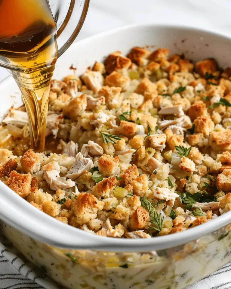 Chicken and Stuffing Casserole