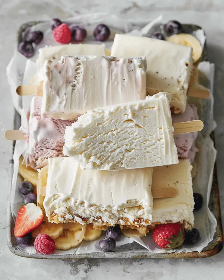 Cottage Cheese Ice Cream Bars