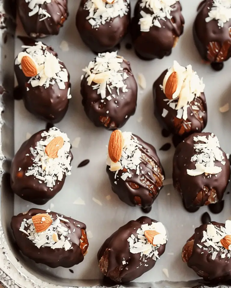 Almond Joy Stuffed Dates