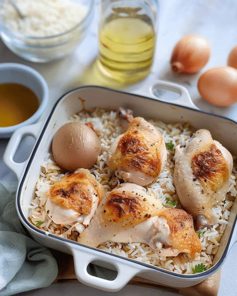 Oven Baked Chicken and Rice