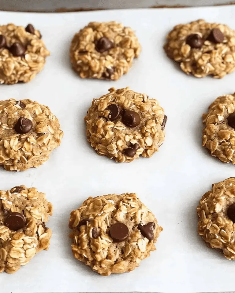 Healthy Oatmeal Chocolate Chip Cookies