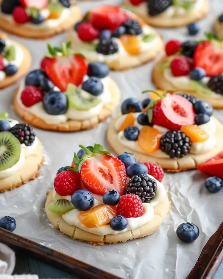 Fruit Pizza Cookies