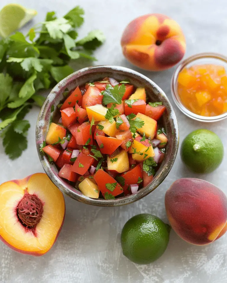 Peach Salsa recepe