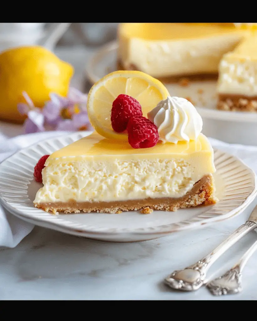 Easy Lemon Cheesecake