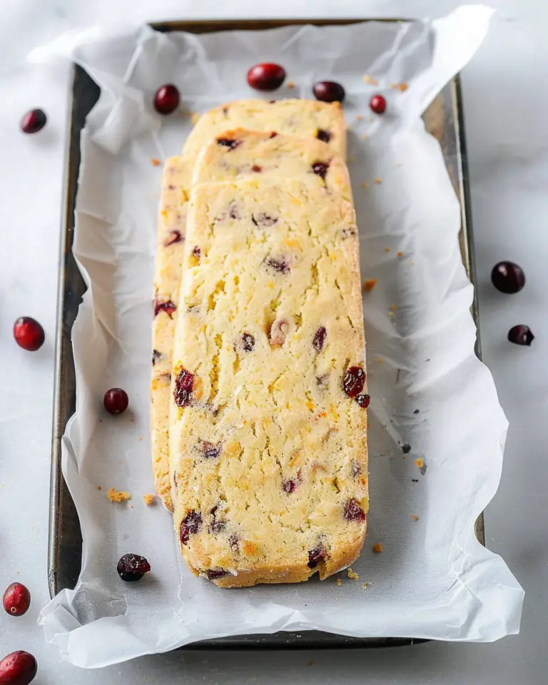 Cranberry Orange Biscotti