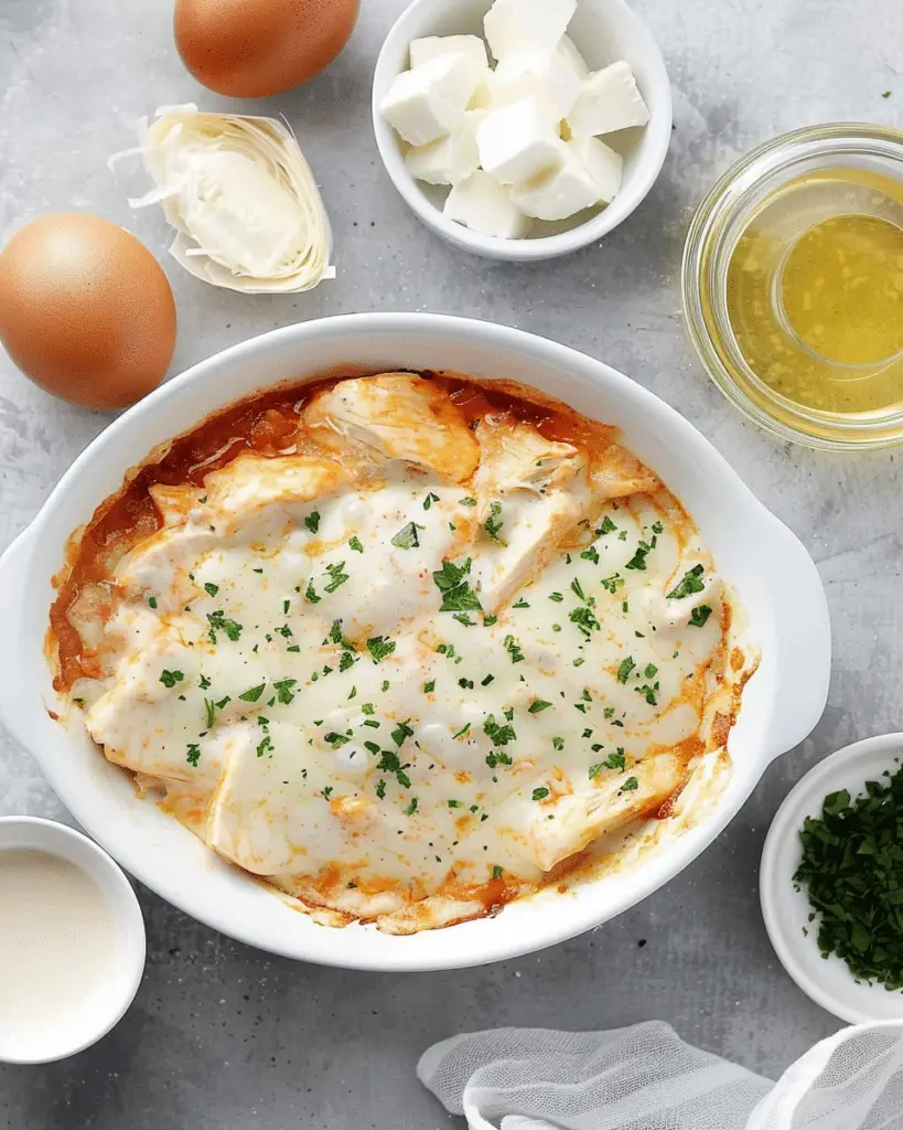 Baked Buffalo Chicken Dip