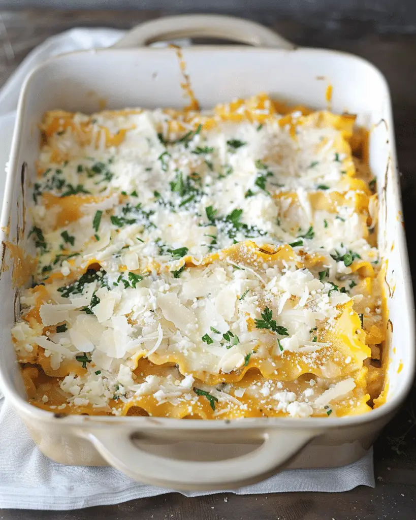 Butternut Squash Lasagna recepe