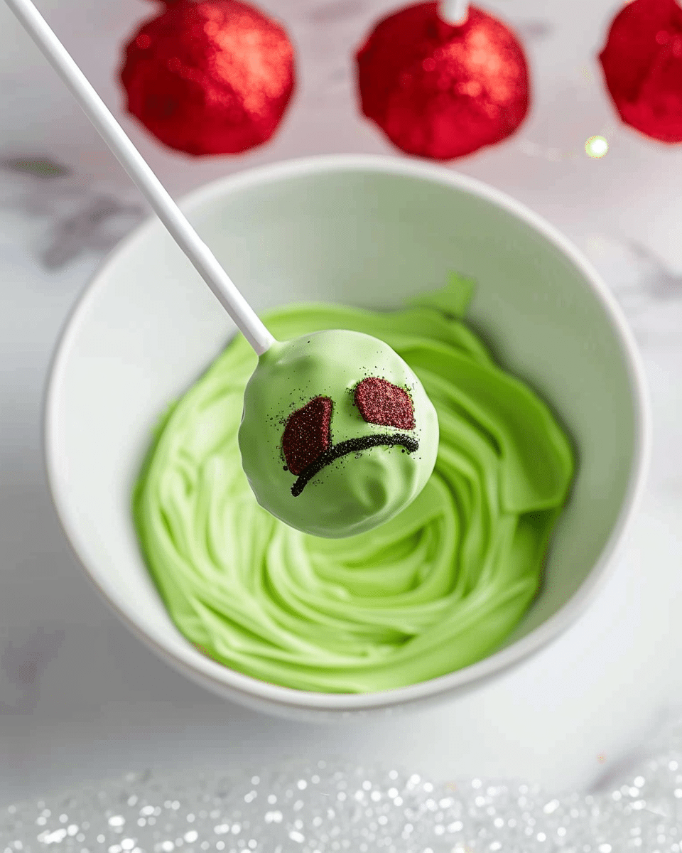 Grinch Cake Pop