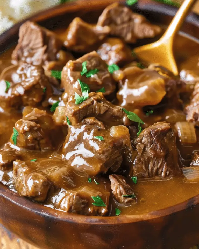 Crockpot Beef Tips and Gravy