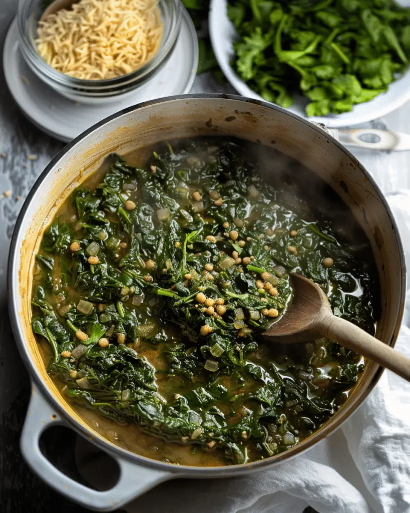 Lebanese Spinach Stew
