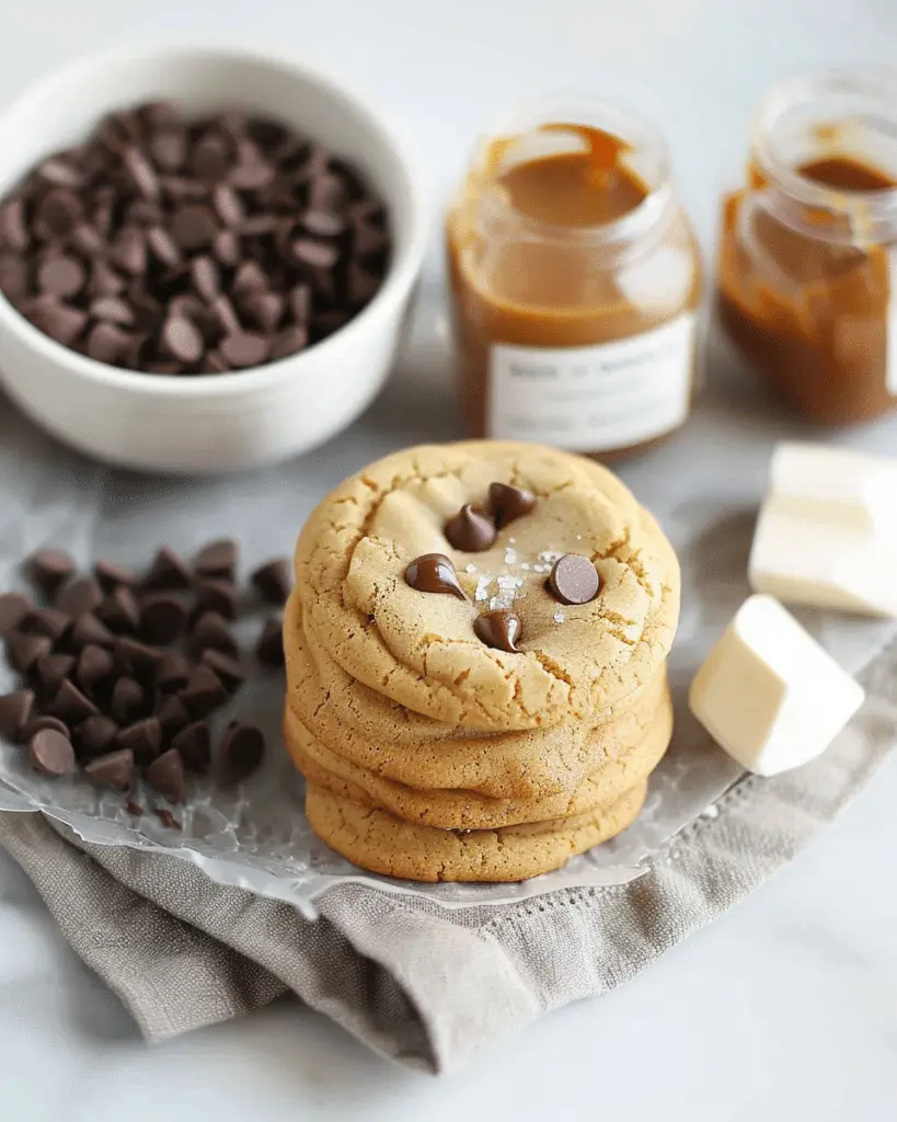 Salted Caramel Chocolate Chip Cookies