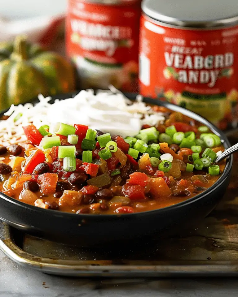 Vegetarian Pumpkin Chili