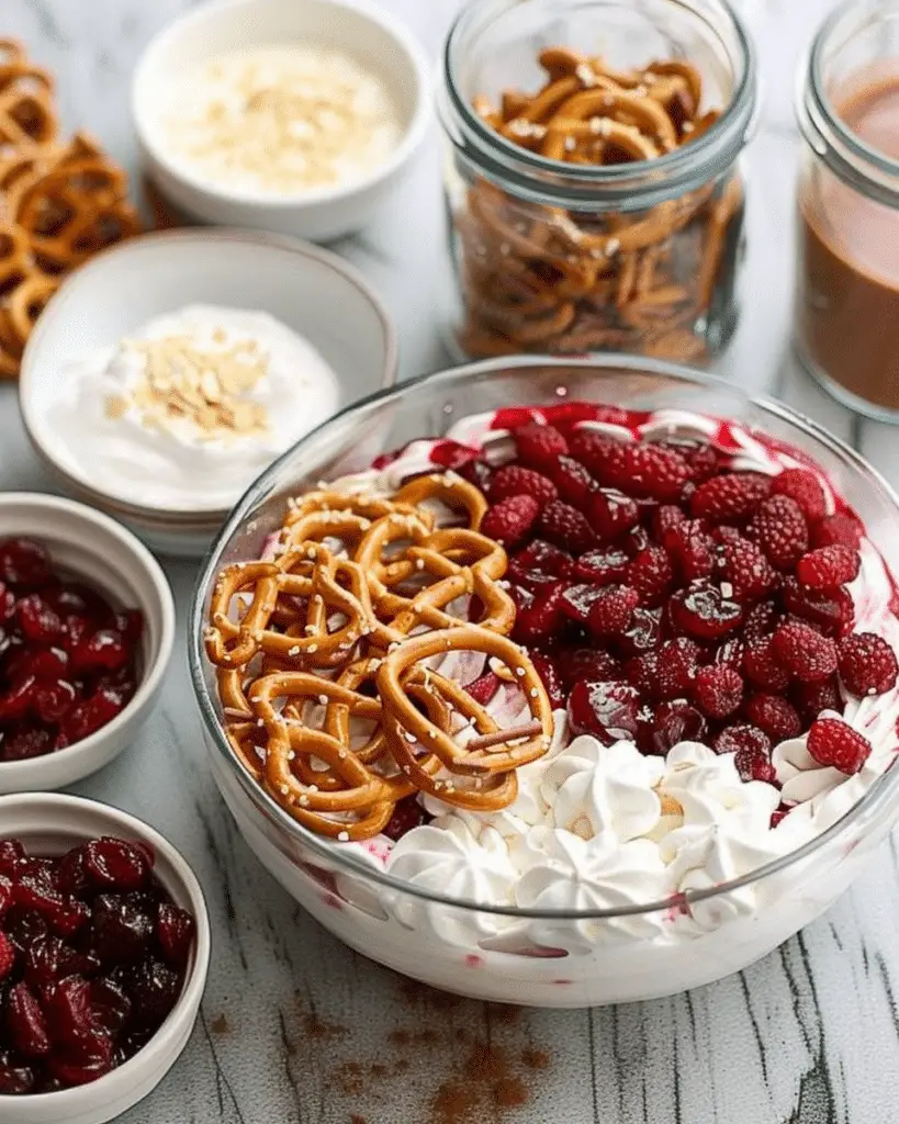 Cranberry Pretzel Salad
