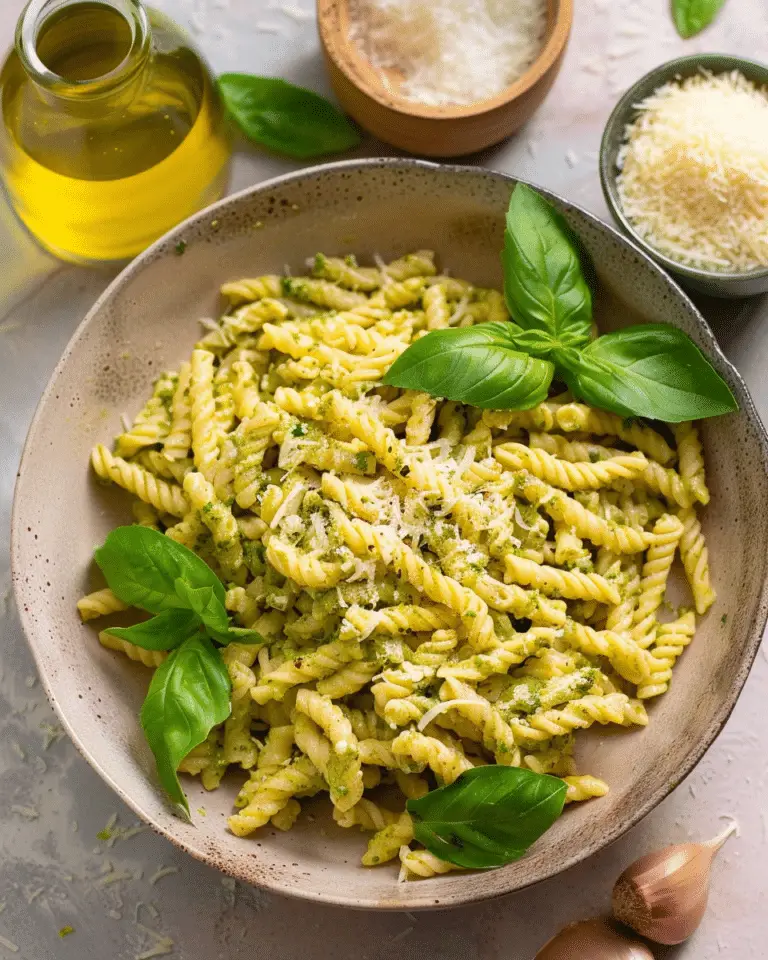 20-Minute Tuna Pesto Pasta