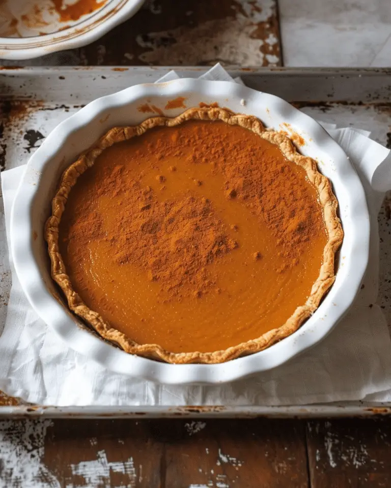 Crustless Pumpkin Pie