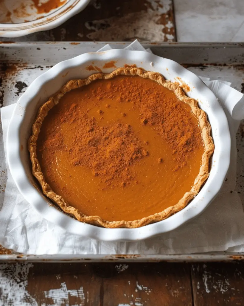 Crustless Pumpkin Pie