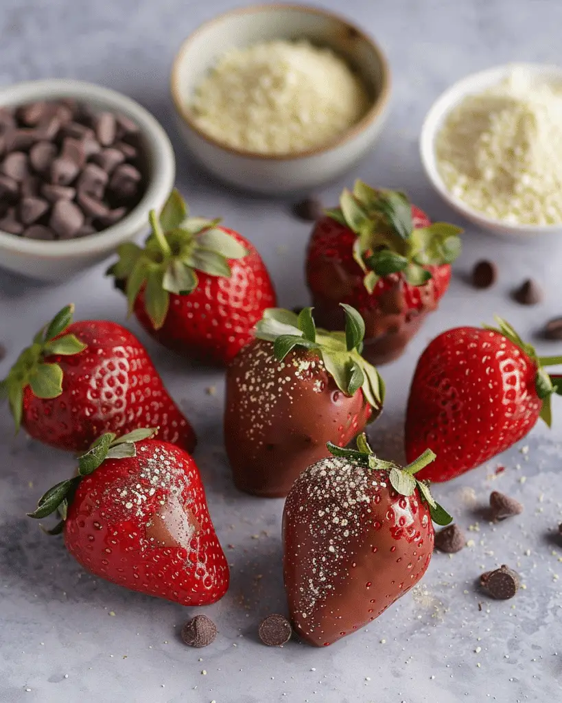 Dubai Chocolate Strawberries