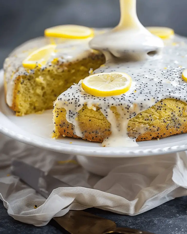 Lemon Poppy Seed Cake recepe