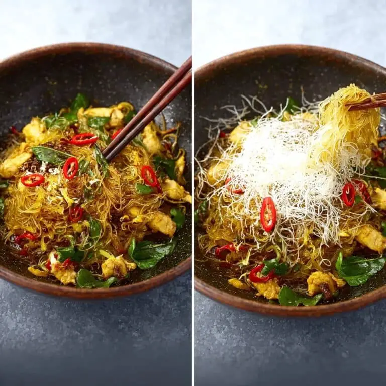 Singapore Chicken Vermicelli Noodles