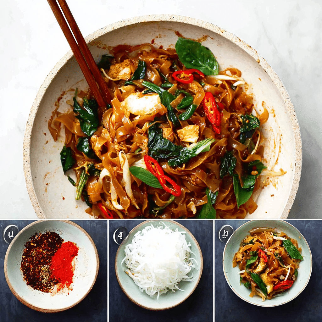Thai Drunken Noodles (Pad Kee Mao)