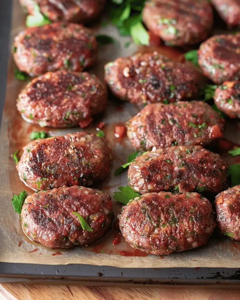 Kafta and Potato Stew