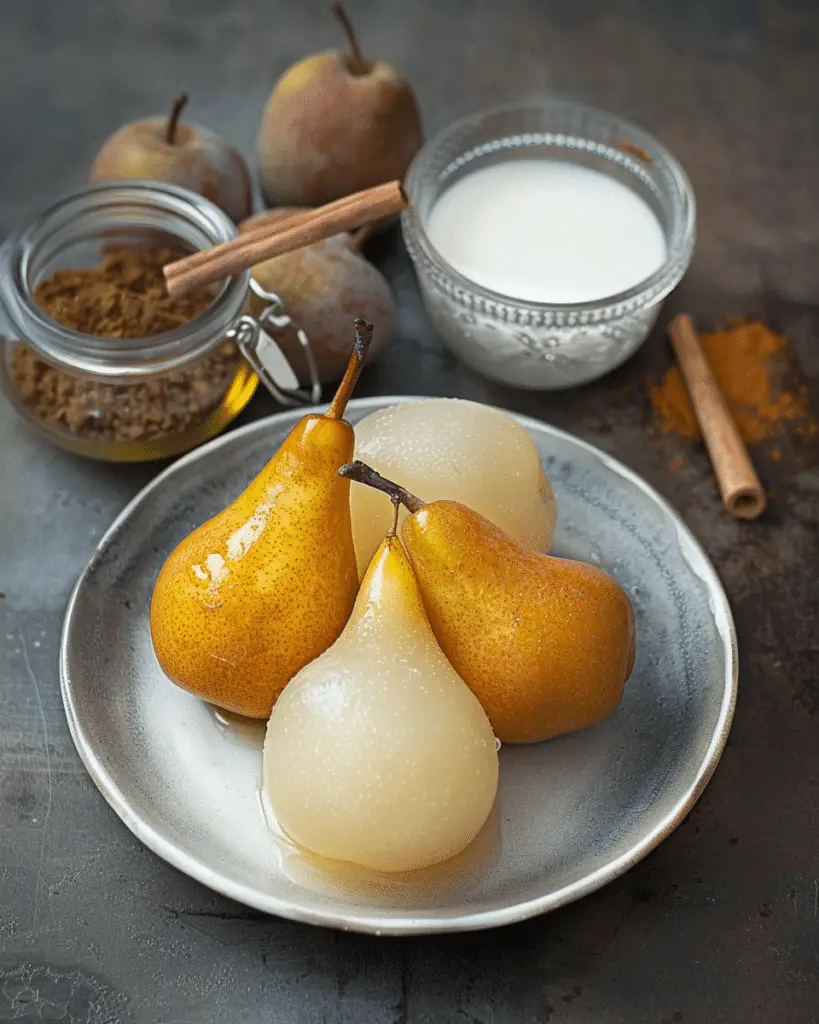 Poached Pears