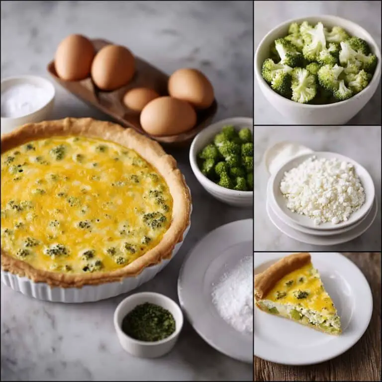 Broccoli and Cheese Quiche