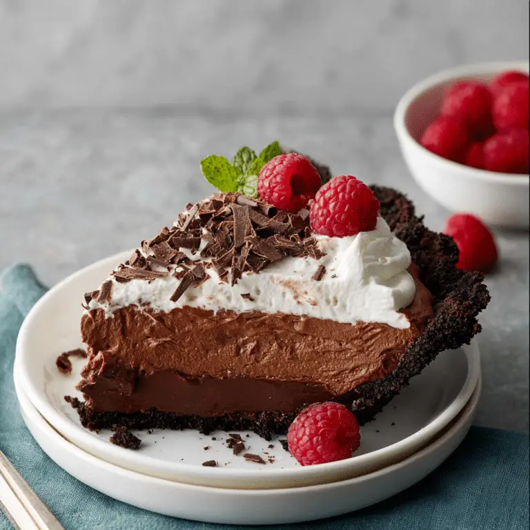 Sky-High Chocolate Mousse Pie
