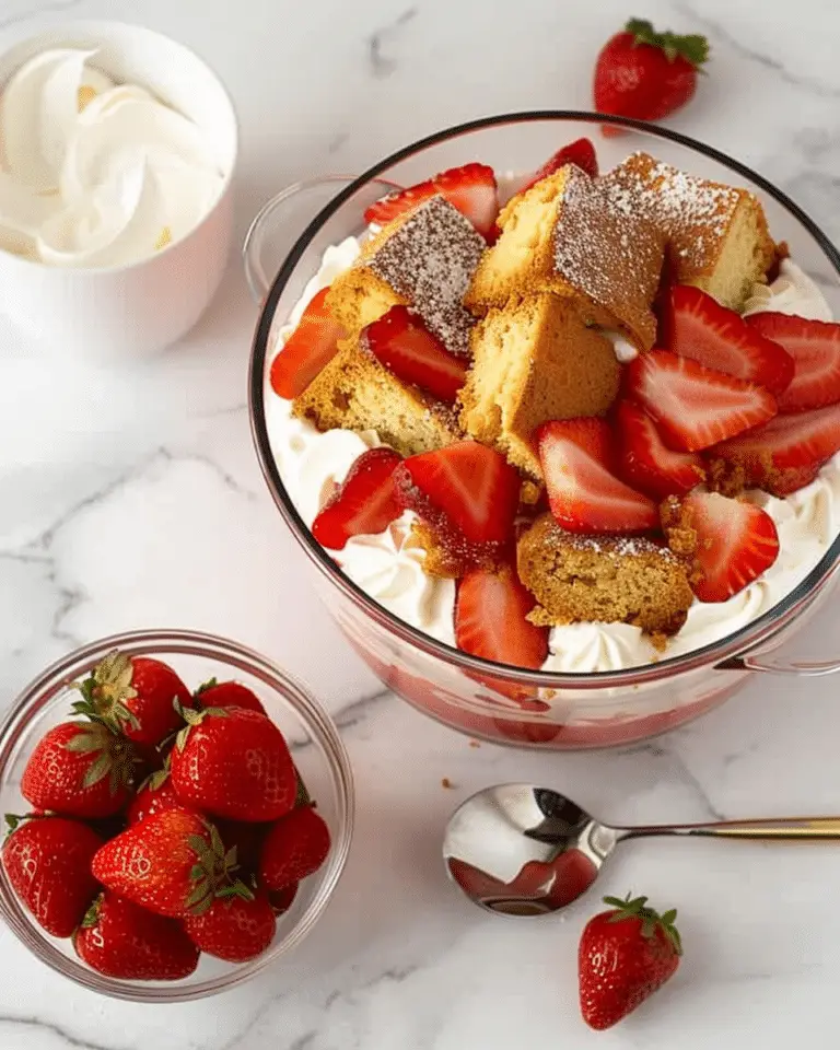 Strawberry Shortcake Trifle