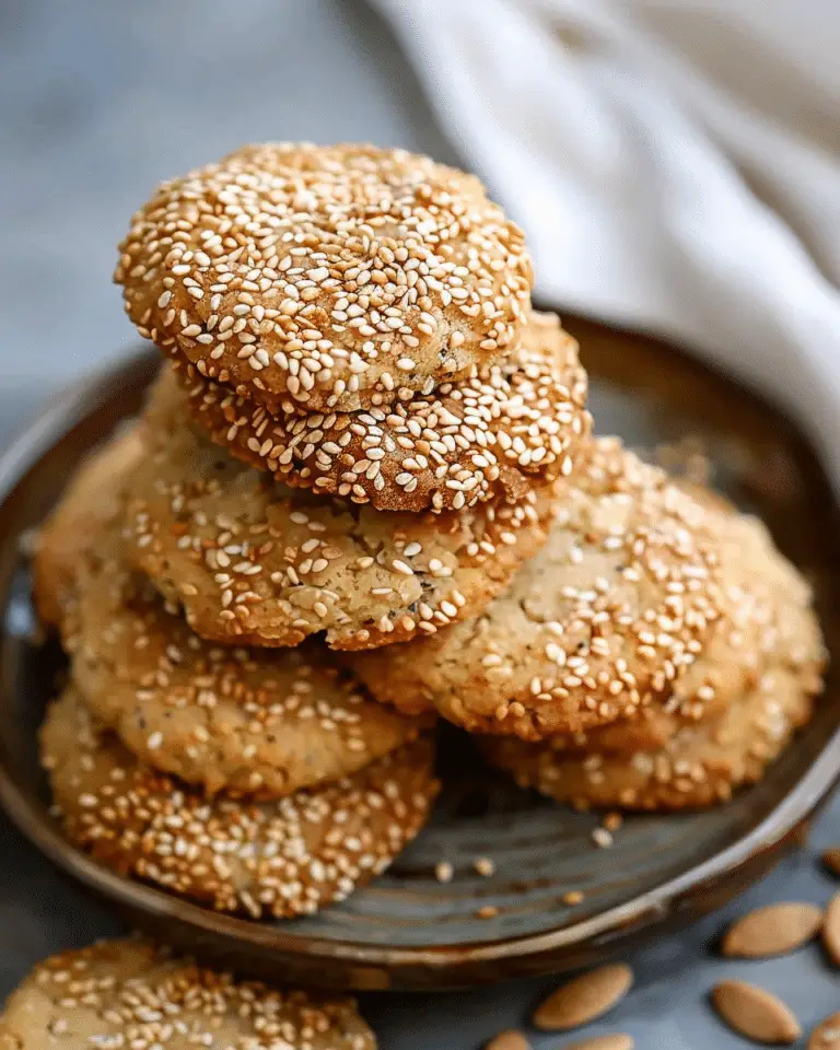 Sesame Tahini Cookies