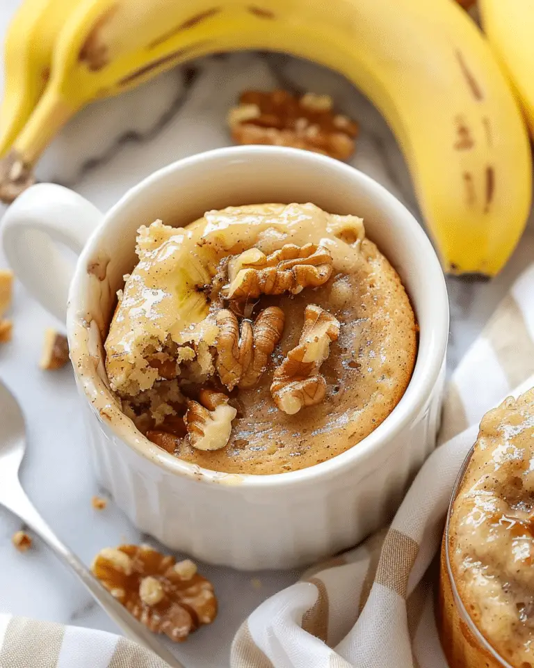 Banana Nut Mug Cake