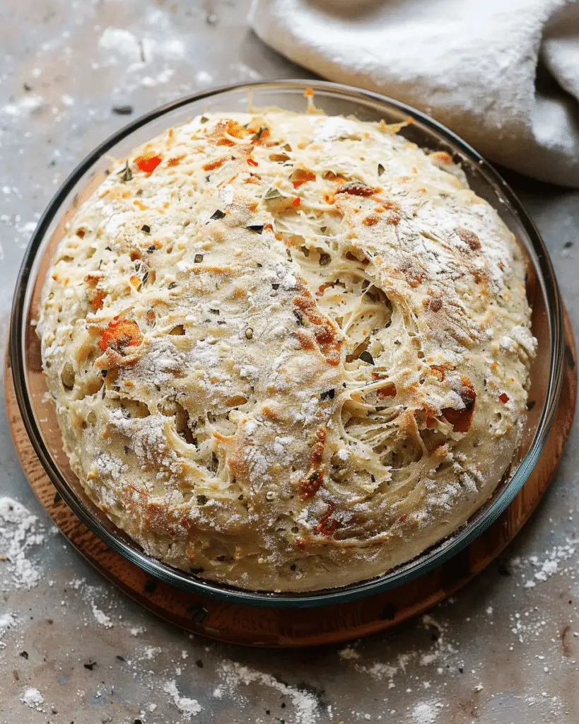 Crusty No-Knead Pizza Bread