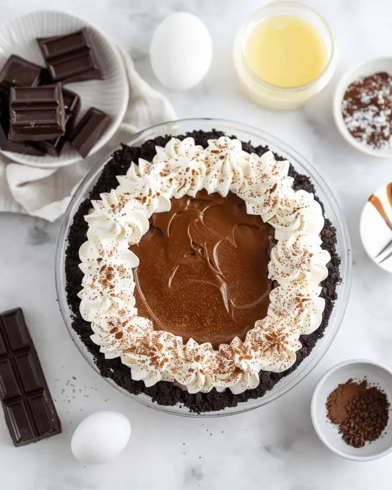 French Chocolate Silk Pie