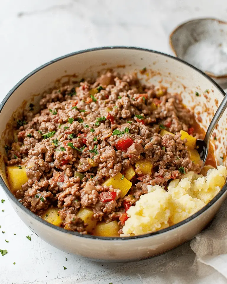 Ground Beef and Potatoes recepe