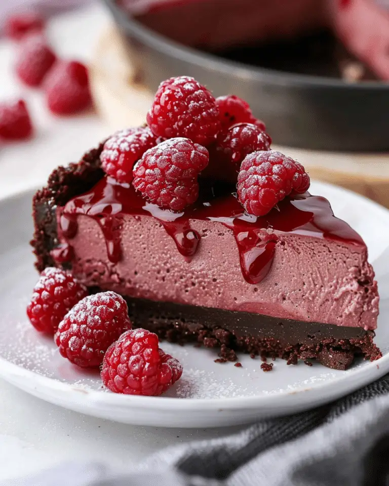 Chocolate Raspberry Cheesecake