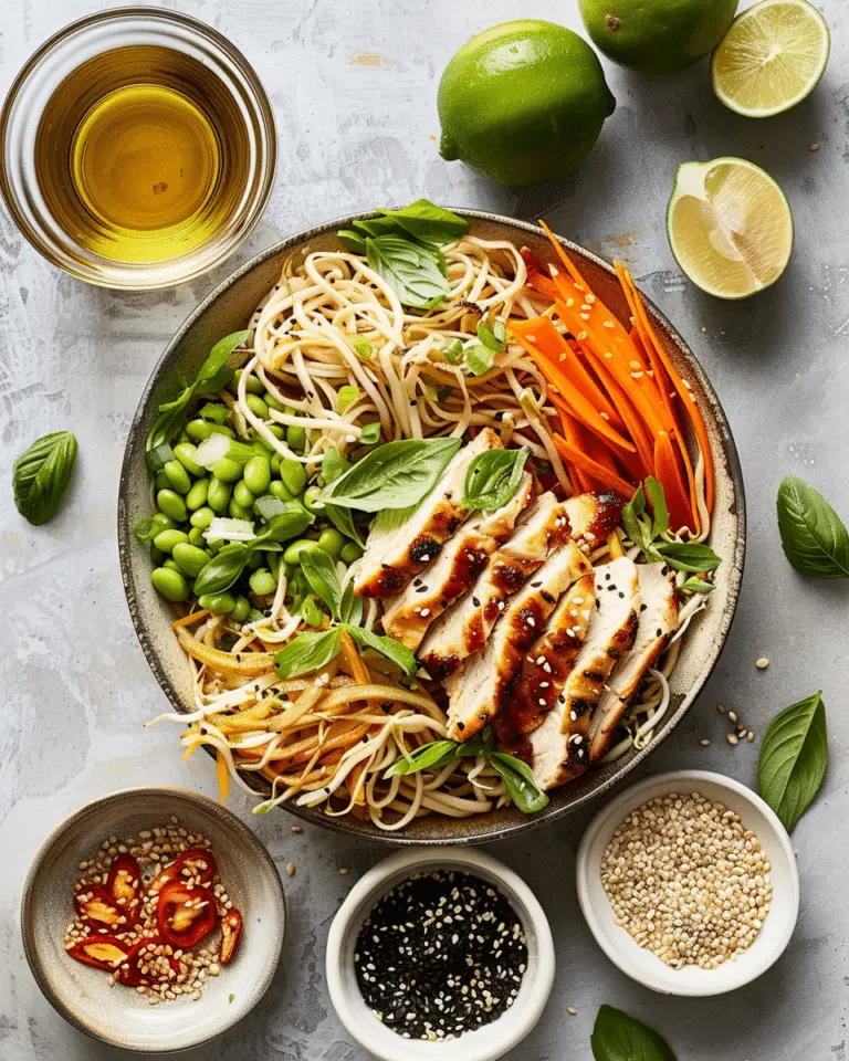 Sesame Ginger Noodle Salad
