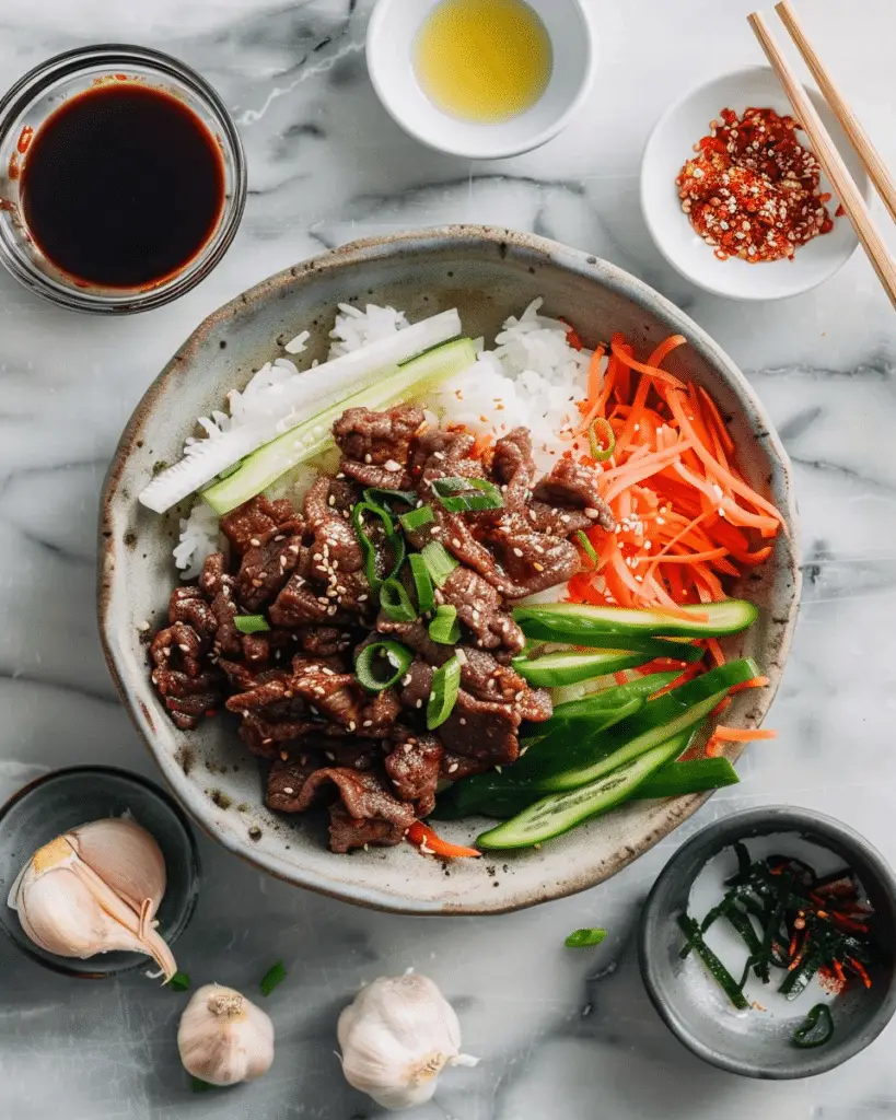 Easy Beef Bulgogi Bowls