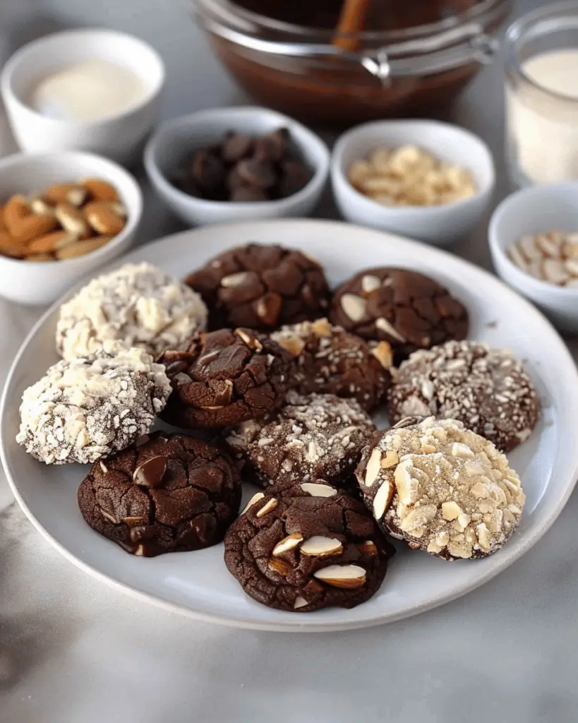 Chocolate Almond Joy Cookies recepe