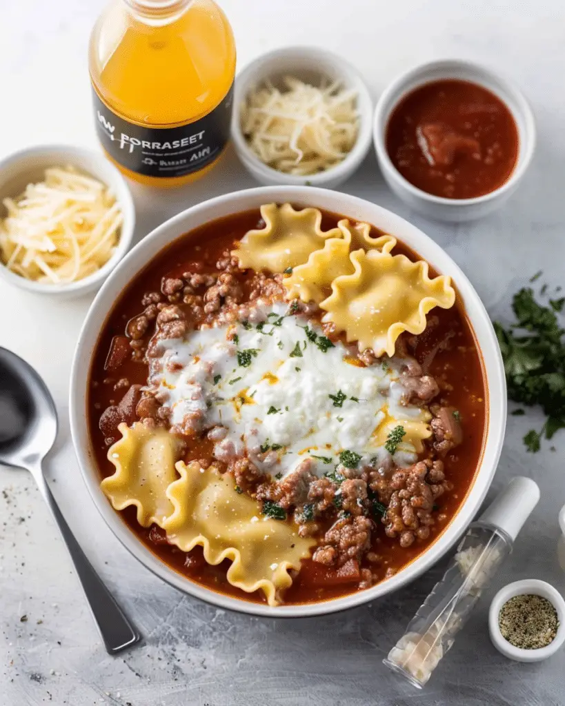 Easy Lasagna Soup Recipe