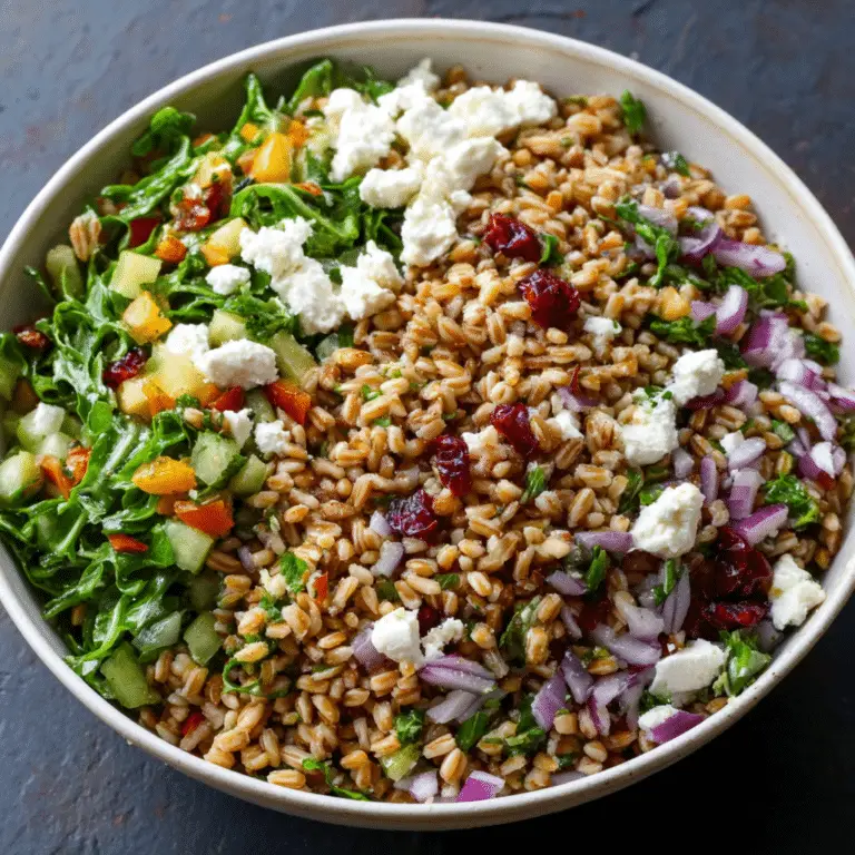 Mediterranean Farro Salad