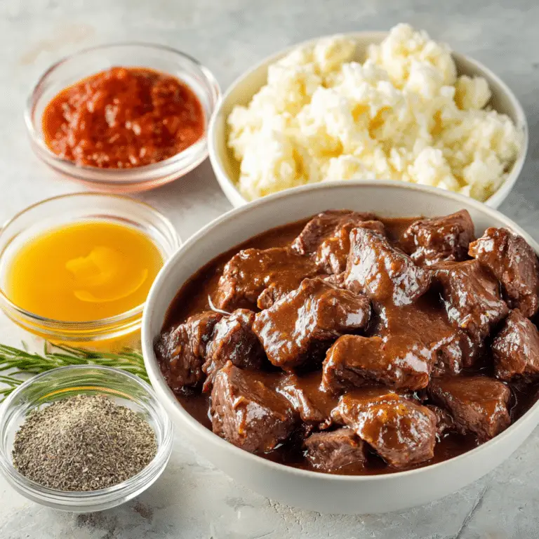 Slow Cooker Beef Tips with Gravy