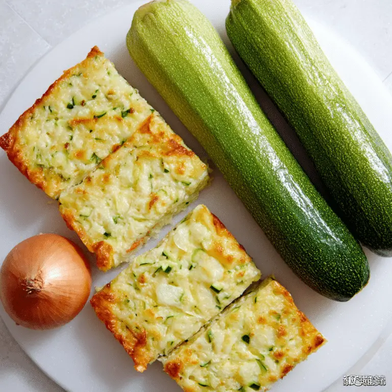 Savory Zucchini Cheese Bars