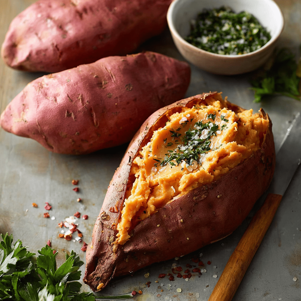 Baked Japanese Sweet Potato