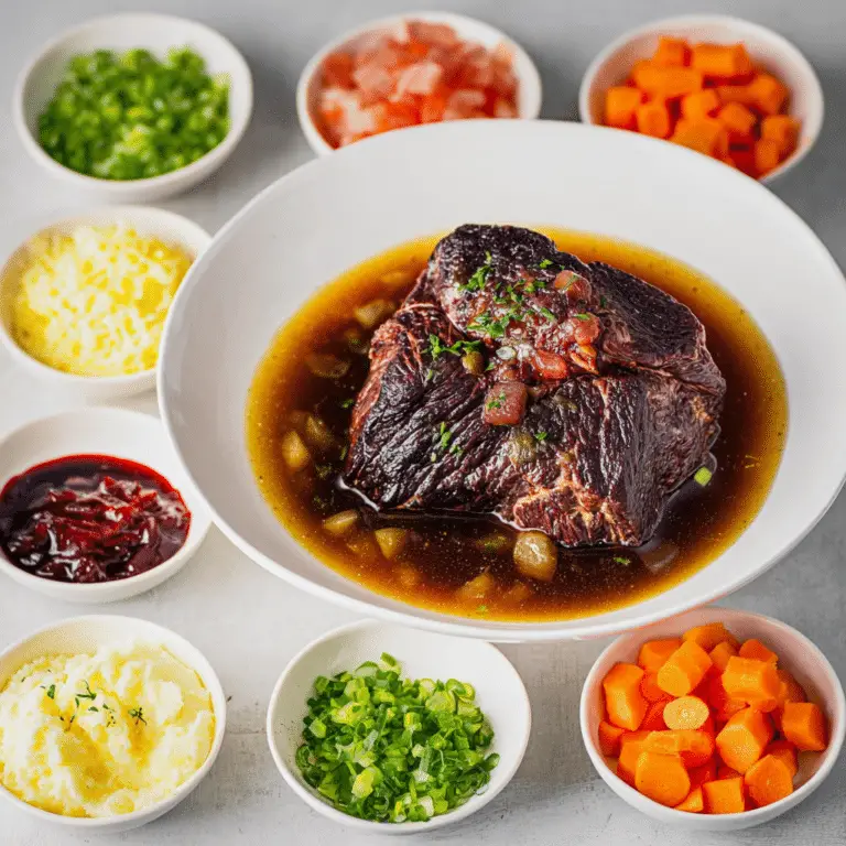 Wine Braised Beef Cheeks