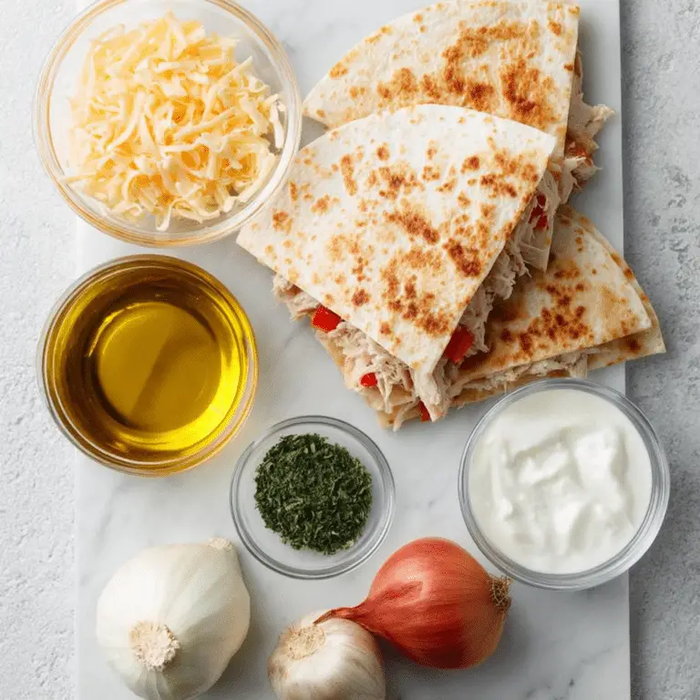Easy Chicken Quesadilla