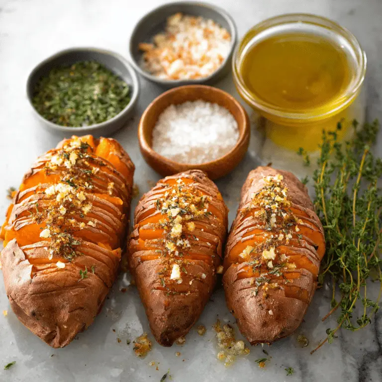 Hasselback Sweet Potatoes
