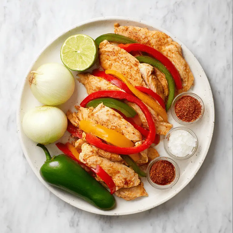 Simple Chicken Fajitas