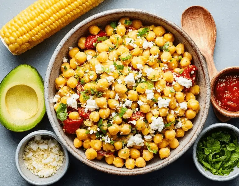 Chipotle Chickpea Corn Salad