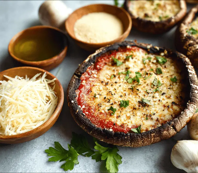 Easy Portabello Parmesan
